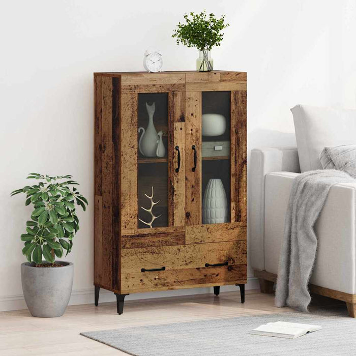 Bufet Lemn Vechi 70 x 31 x 115 cm Lemn Ingineresc și Fier - WALTI WALTI