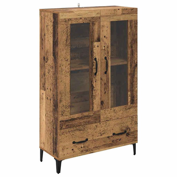 Bufet Lemn Vechi 70 x 31 x 115 cm Lemn Ingineresc și Fier - WALTI WALTI