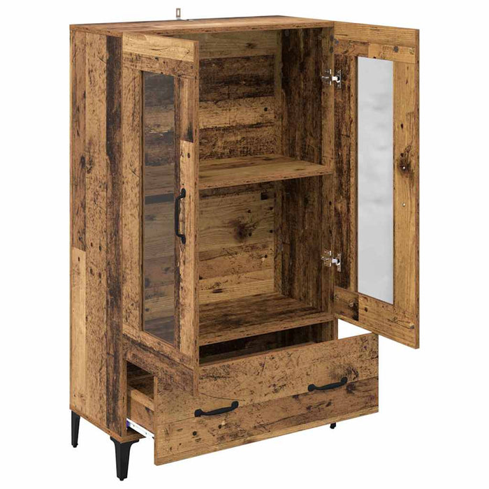 Bufet Lemn Vechi 70 x 31 x 115 cm Lemn Ingineresc și Fier - WALTI WALTI