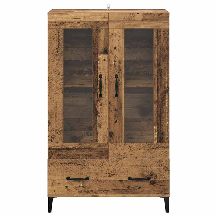 Bufet Lemn Vechi 70 x 31 x 115 cm Lemn Ingineresc și Fier - WALTI WALTI