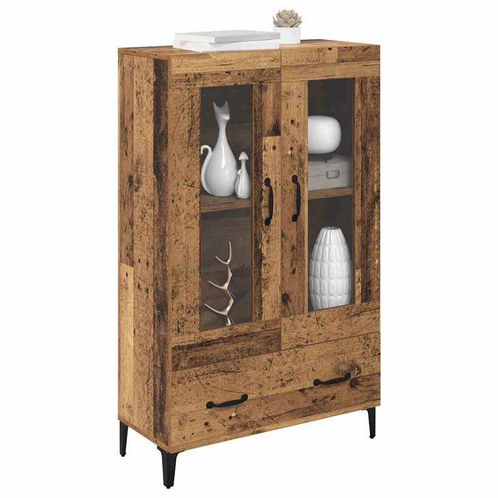 Bufet Lemn Vechi 70 x 31 x 115 cm Lemn Ingineresc și Fier - WALTI WALTI