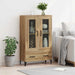 Bufet Stejar Artizanal 70 x 31 x 115 cm Lemn Ingineresc și Fier - WALTI WALTI