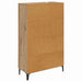 Bufet Stejar Artizanal 70 x 31 x 115 cm Lemn Ingineresc și Fier - WALTI WALTI