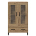Bufet Stejar Artizanal 70 x 31 x 115 cm Lemn Ingineresc și Fier - WALTI WALTI