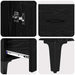 Bufet Stejar Negru 70 x 31 x 115 cm Lemn Ingineresc și Fier - WALTI WALTI