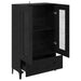 Bufet Stejar Negru 70 x 31 x 115 cm Lemn Ingineresc și Fier - WALTI WALTI