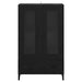 Bufet Stejar Negru 70 x 31 x 115 cm Lemn Ingineresc și Fier - WALTI WALTI