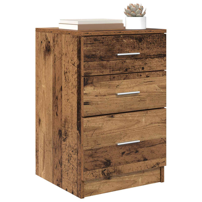 Dulap de noapte Lemn vechi 40 x 40 x 63 cm Lemn compozit WALTI