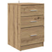 Dulap de noapte Stejar Artizanal 40 x 40 x 63 cm Lemn compozit - WALTI WALTI