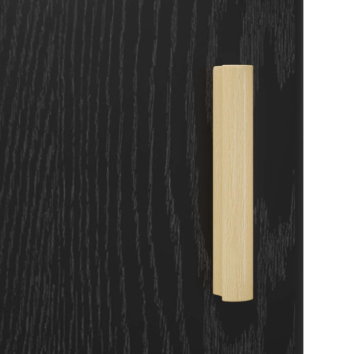 Bufet Pe perete Stejar Negru 34,5 x 34 x 90 cm Lemn compozit - WALTI WALTI