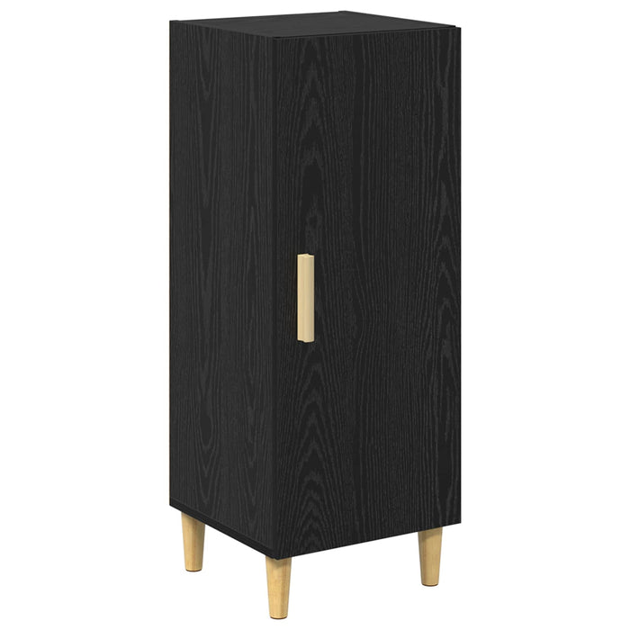 Bufet Pe perete Stejar Negru 34,5 x 34 x 90 cm Lemn compozit - WALTI WALTI