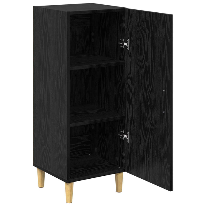 Bufet Pe perete Stejar Negru 34,5 x 34 x 90 cm Lemn compozit - WALTI WALTI
