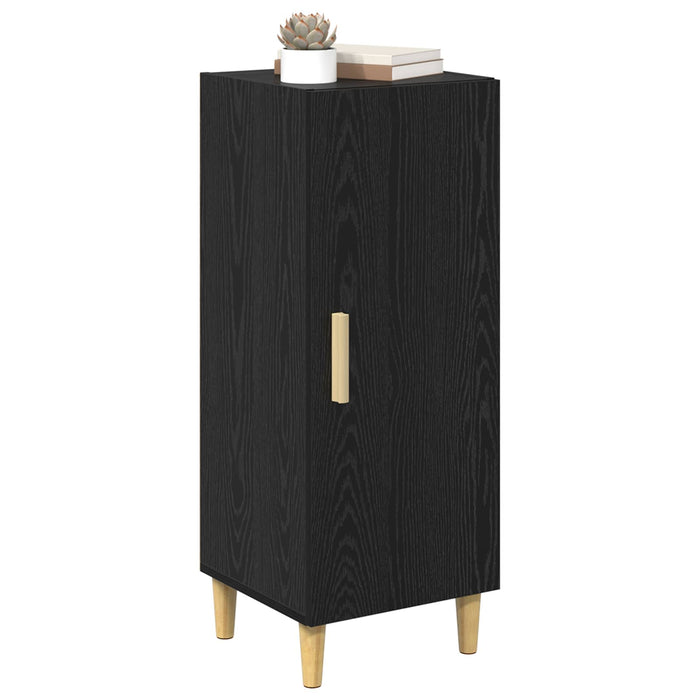 Bufet Pe perete Stejar Negru 34,5 x 34 x 90 cm Lemn compozit - WALTI WALTI