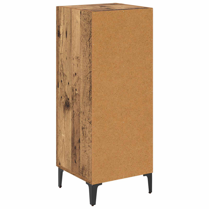 Bufet Pe perete Lemn vechi 34,5 x 34 x 90 cm Lemn compozit - WALTI WALTI