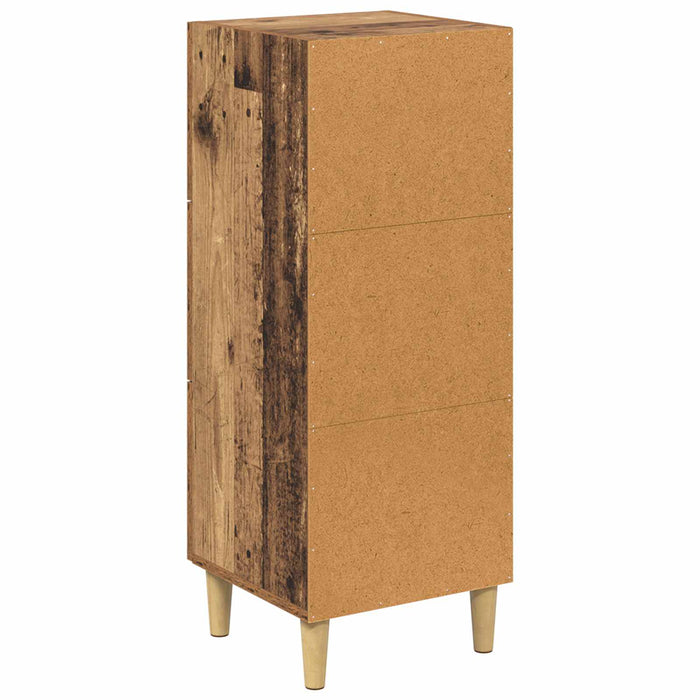 Bufet cu sertar Lemn vechi 34.5 x 34 x 90 cm Lemn compozit - WALTI WALTI