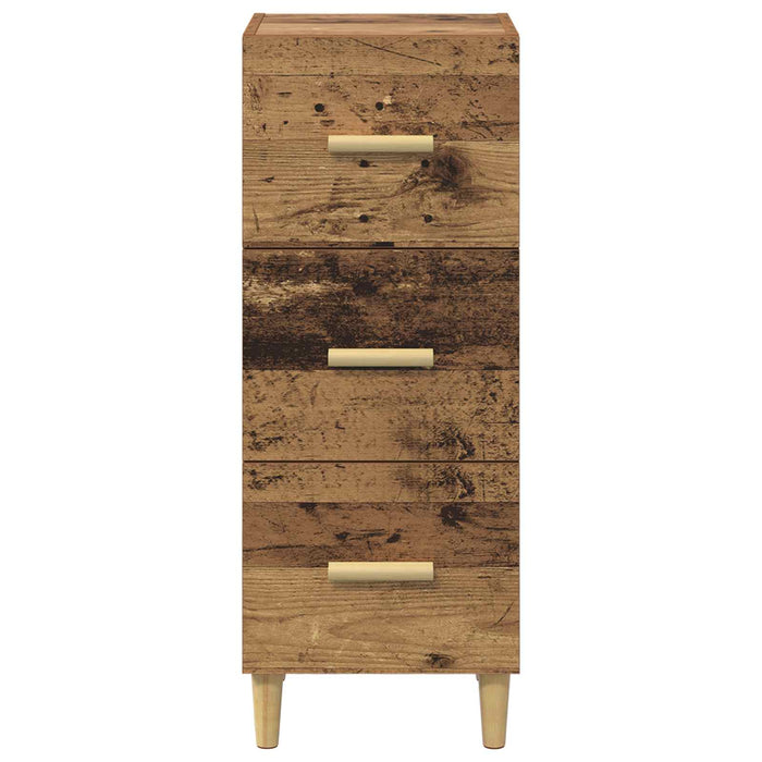Bufet cu sertar Lemn vechi 34.5 x 34 x 90 cm Lemn compozit - WALTI WALTI