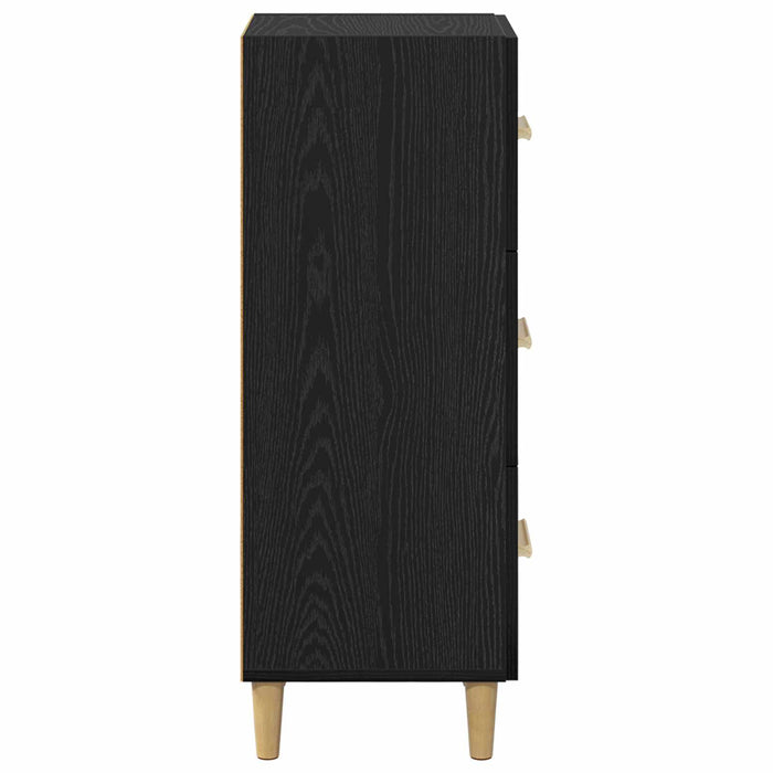 Bufet cu sertar Stejar negru 34.5 x 34 x 90 cm Lemn compozit - WALTI WALTI