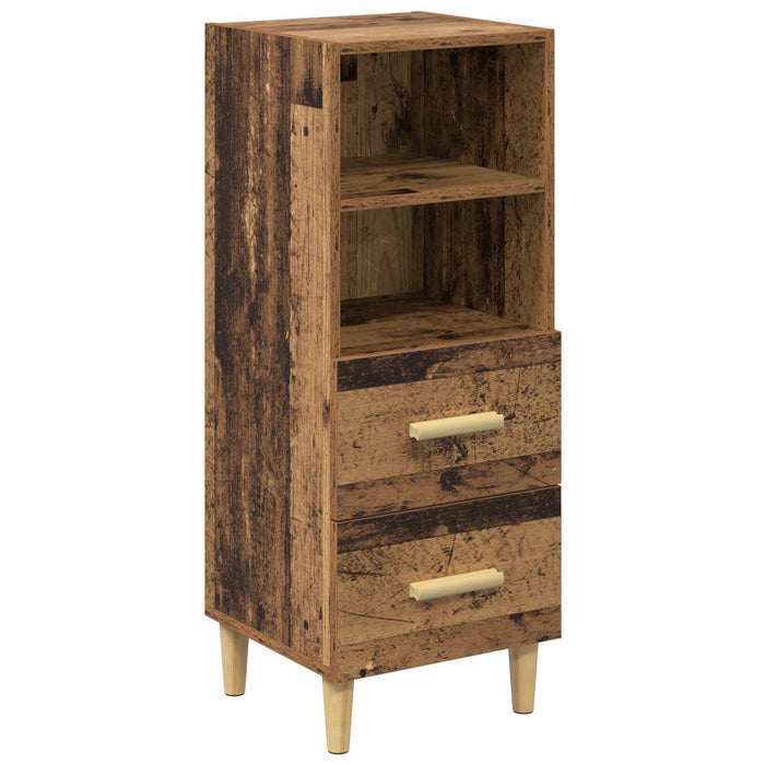Bufet cu sertar Lemn vechi 34 x 34.5 x 90 cm Lemn compozit - WALTI WALTI