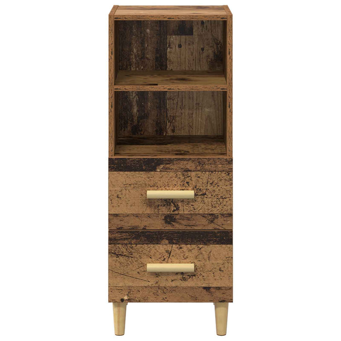 Bufet cu sertar Lemn vechi 34 x 34.5 x 90 cm Lemn compozit - WALTI WALTI