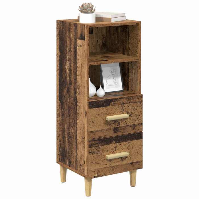 Bufet cu sertar Lemn vechi 34 x 34.5 x 90 cm Lemn compozit - WALTI WALTI