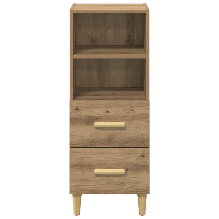 Bufet stejar artizanal 34 x 34.5 x 90 cm Lemn compozit - WALTI WALTI