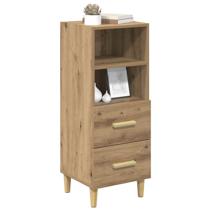 Bufet stejar artizanal 34 x 34.5 x 90 cm Lemn compozit - WALTI WALTI