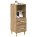 Bufet stejar artizanal 34 x 34.5 x 90 cm Lemn compozit - WALTI WALTI