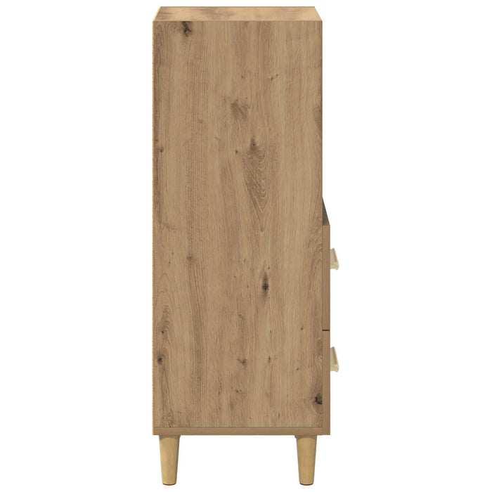 Bufet stejar artizanal 34 x 34.5 x 90 cm Lemn compozit - WALTI WALTI