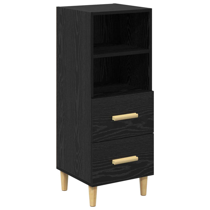 Bufet cu sertar Stejar negru 34 x 34.5 x 90 cm Lemn compozit - WALTI WALTI