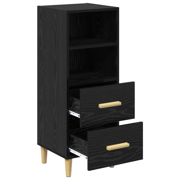 Bufet cu sertar Stejar negru 34 x 34.5 x 90 cm Lemn compozit - WALTI WALTI