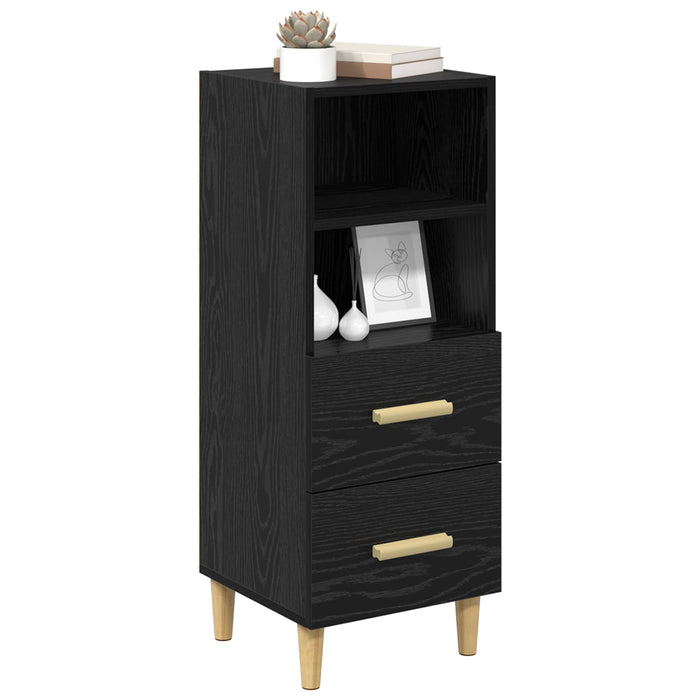Bufet cu sertar Stejar negru 34 x 34.5 x 90 cm Lemn compozit - WALTI WALTI