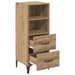Bufet stejar artizanal 34 x 34.5 x 90 cm Lemn compozit - WALTI WALTI