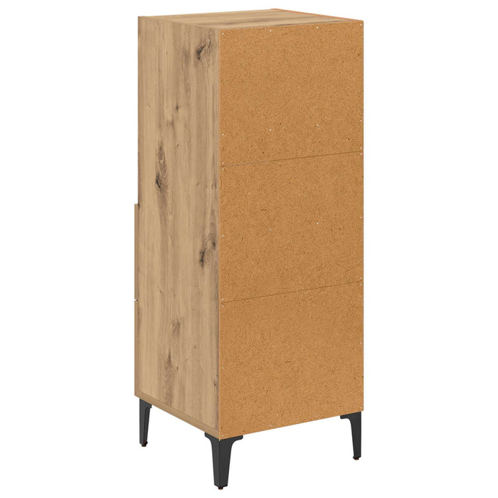 Bufet stejar artizanal 34 x 34.5 x 90 cm Lemn compozit - WALTI WALTI