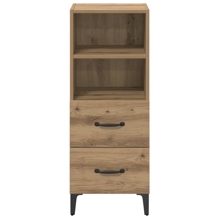 Bufet stejar artizanal 34 x 34.5 x 90 cm Lemn compozit - WALTI WALTI
