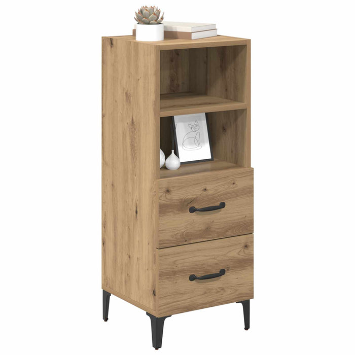 Bufet stejar artizanal 34 x 34.5 x 90 cm Lemn compozit - WALTI WALTI