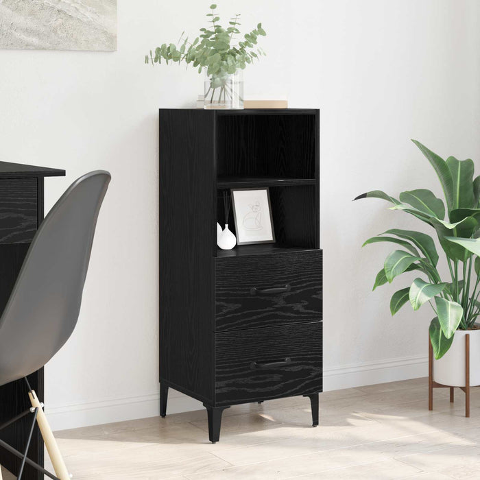 Bufet cu sertar Stejar negru 34 x 34.5 x 90 cm Lemn compozit - WALTI WALTI
