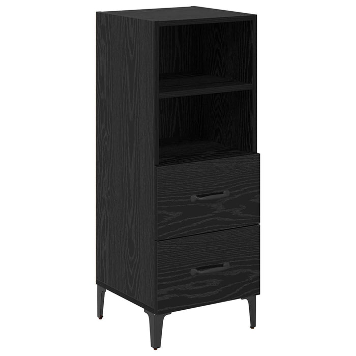 Bufet cu sertar Stejar negru 34 x 34.5 x 90 cm Lemn compozit - WALTI WALTI