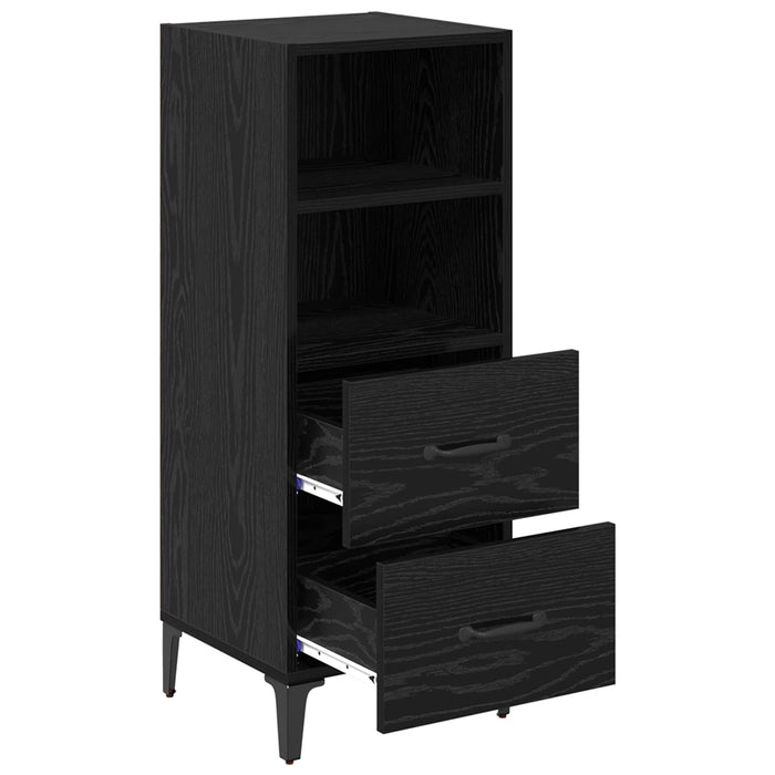 Bufet cu sertar Stejar negru 34 x 34.5 x 90 cm Lemn compozit - WALTI WALTI
