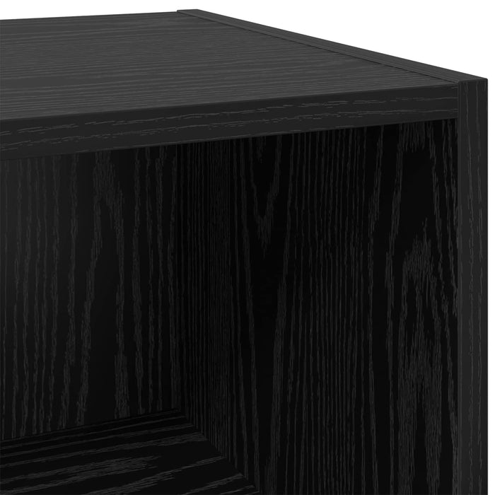 Bufet Stejar Negru 34,5 x 32,5 x 90 cm Lemn compozit - WALTI WALTI