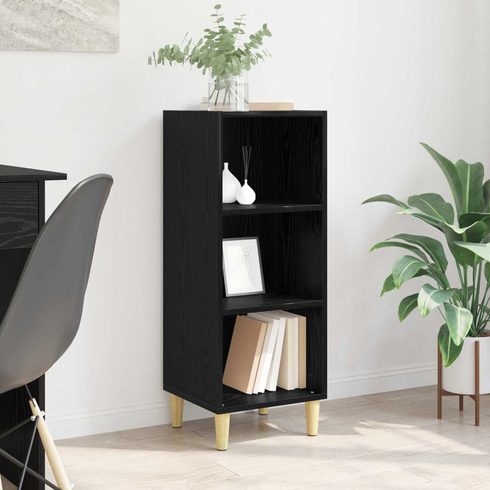 Bufet Stejar Negru 34,5 x 32,5 x 90 cm Lemn compozit - WALTI WALTI