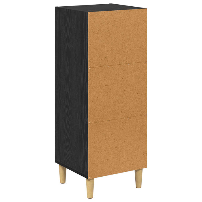 Bufet Stejar Negru 34,5 x 32,5 x 90 cm Lemn compozit - WALTI WALTI