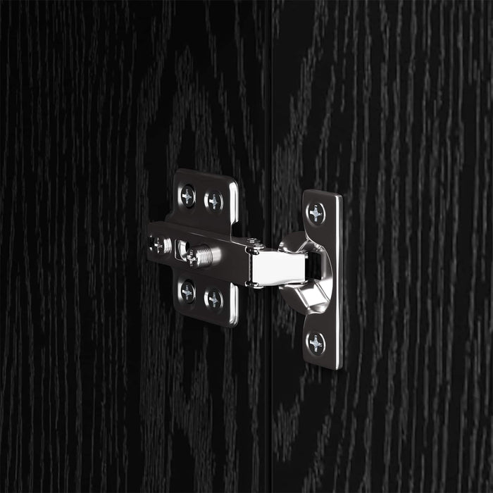 Bufet Stejar Negru 34.5 x 32.5 x 90 cm Lemn compozit - WALTI WALTI