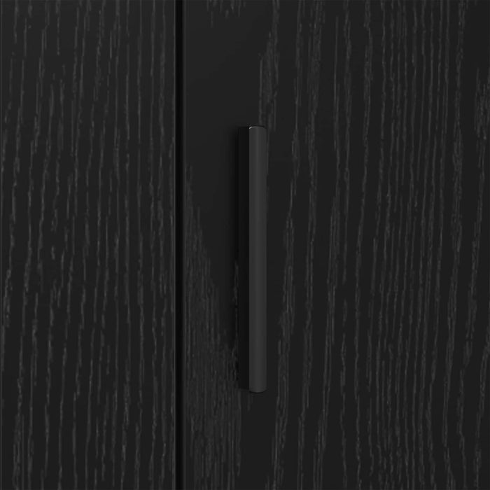 Bufet Stejar Negru 40 x 33 x 70 cm Lemn compozit - WALTI WALTI
