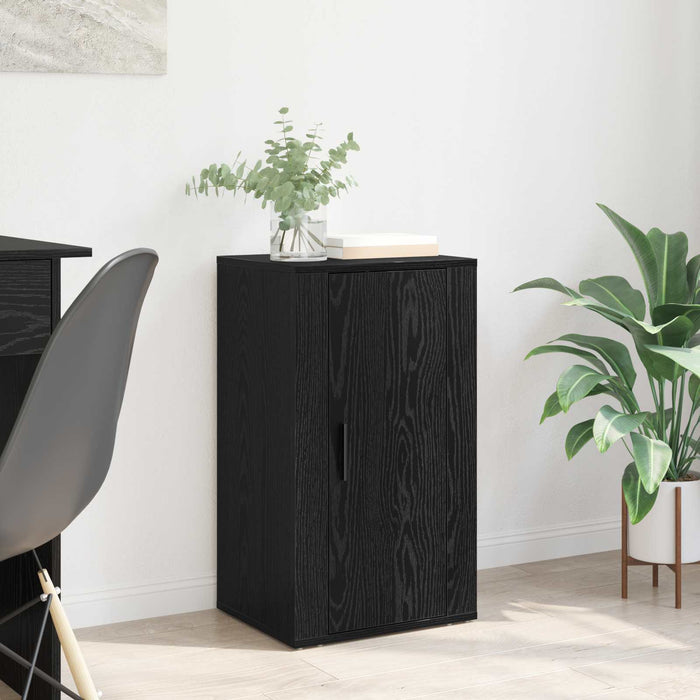 Bufet Stejar Negru 40 x 33 x 70 cm Lemn compozit - WALTI WALTI