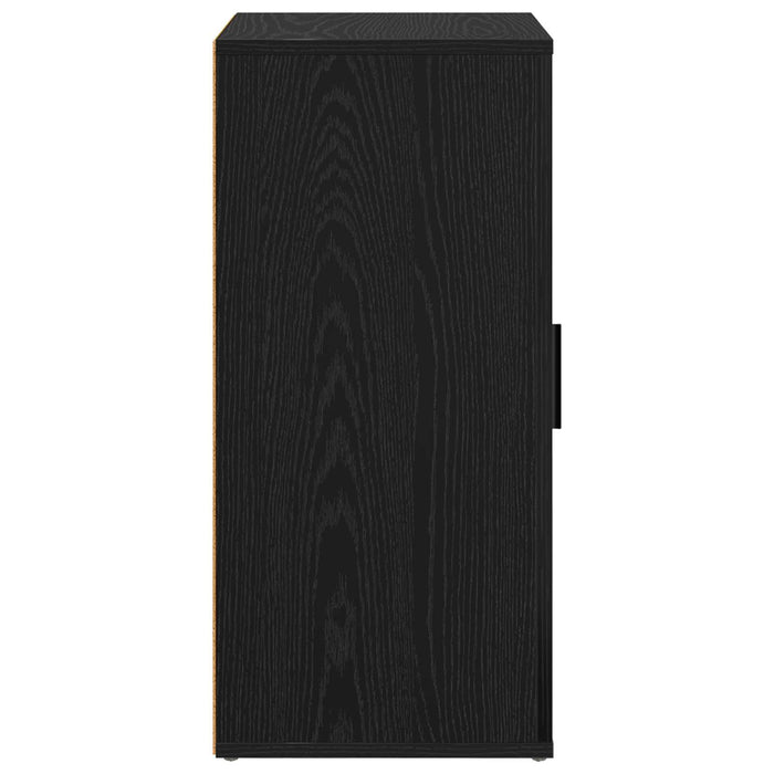 Bufet Stejar Negru 40 x 33 x 70 cm Lemn compozit - WALTI WALTI
