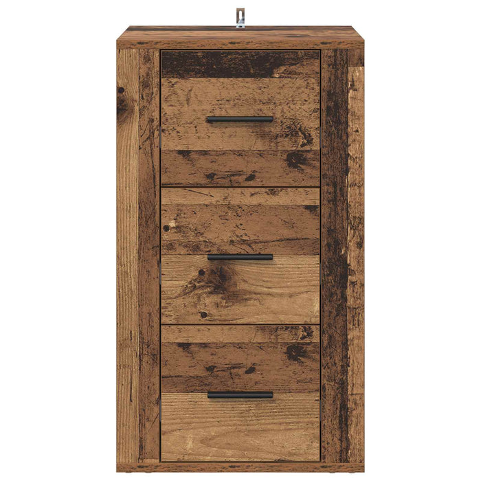 Bufet cu sertar Lemn vechi 40 x 33 x 70 cm Lemn compozit - WALTI WALTI