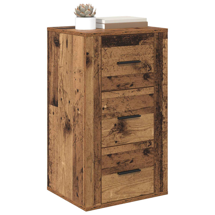Bufet cu sertar Lemn vechi 40 x 33 x 70 cm Lemn compozit - WALTI WALTI