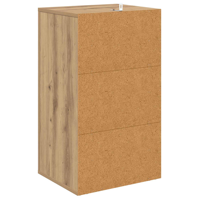 Bufet cu sertar Stejar Artizanal 40 x 33 x 70 cm Lemn compozit - WALTI WALTI