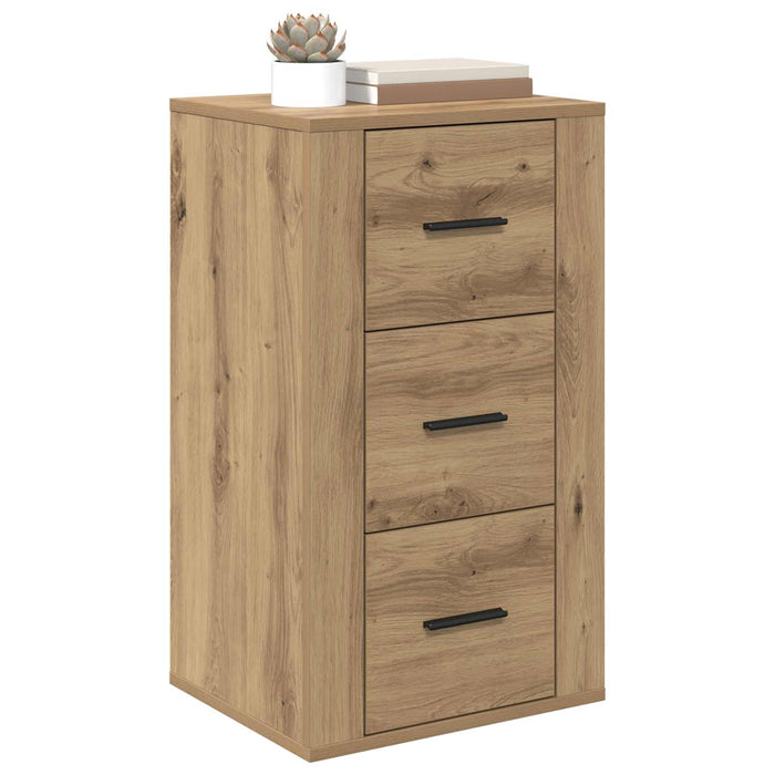Bufet cu sertar Stejar Artizanal 40 x 33 x 70 cm Lemn compozit - WALTI WALTI