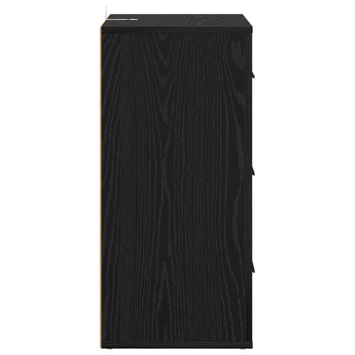 Bufet cu sertar Stejar Negru 40 x 33 x 70 cm Lemn compozit - WALTI WALTI